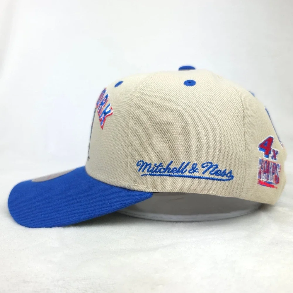 NY Rangers Mitchell & Ness NHL Pro Fit Snapback Hat Cap 4X Champions Cream NWT